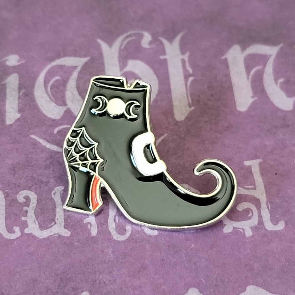 Witch Boot Pin
